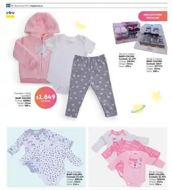 Campera+body+ Pantalon Baby Colors