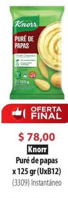 Parodi Knorr Puré De Papas x 125gr oferta