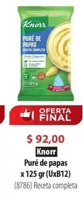 Parodi Knorr Puré De Papas x 125gr oferta