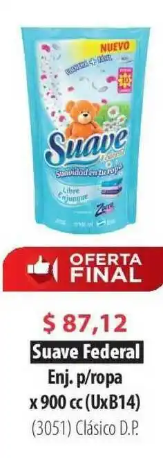 Parodi Ssuave Federal Enj. P Ropa x 900cc oferta