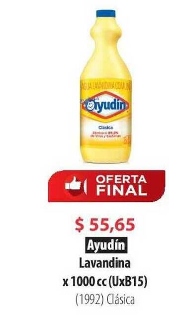 Parodi Ayudín Lavandina x 1000cc oferta