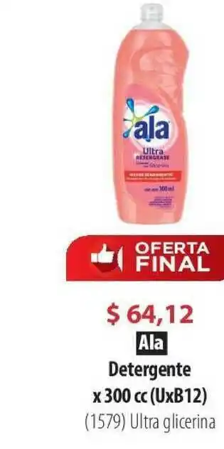 Parodi Ala Detergente x 300cc oferta