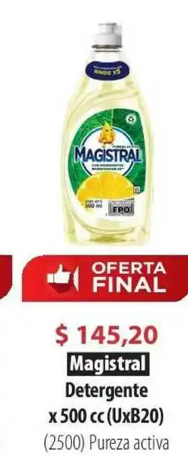 Parodi Magistral Detergente x 500cc oferta