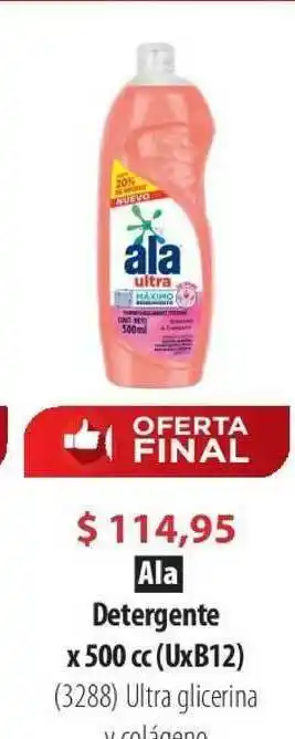 Parodi Ala Detergente x 500cc oferta
