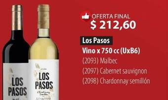 Parodi Los Pasos Vino x 750cc oferta