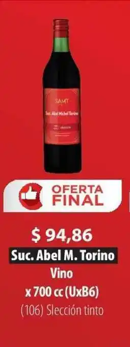 Parodi Suc. Abel. M. Torino Vino x 700cc oferta