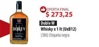 Parodi Doble W Whisky x 1lt oferta