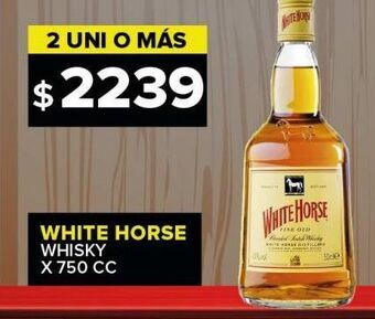 Whisky white horse x 750cc