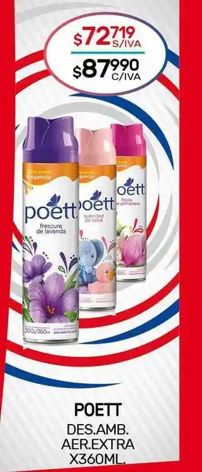 Nini Mayorista Poett Des. Amb. Aer. Extra x 360ml oferta