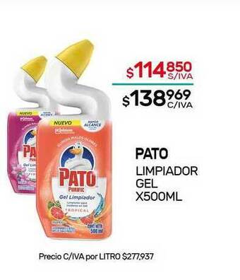 Nini Mayorista Pato Limpiador Gel x 500ml oferta
