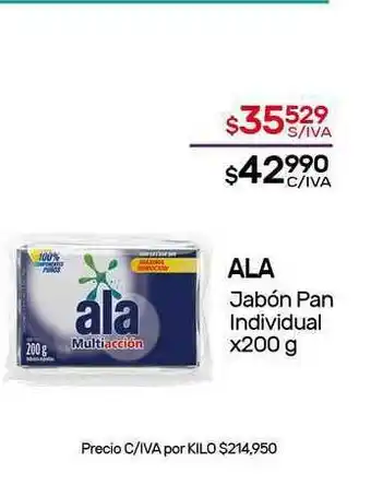 Nini Mayorista Ala Jabón Pan Individual x 200g oferta