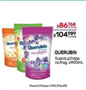 Nini Mayorista Querubin Suaviz. P Ropa Vs. Frang. x 900ml oferta