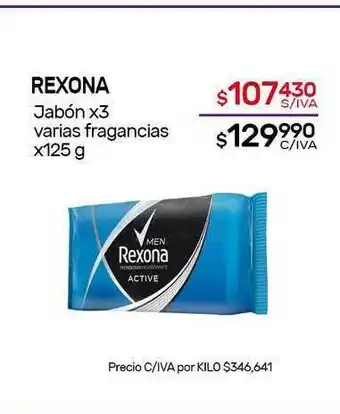 Nini Mayorista Rexona Jabón x 125gr oferta