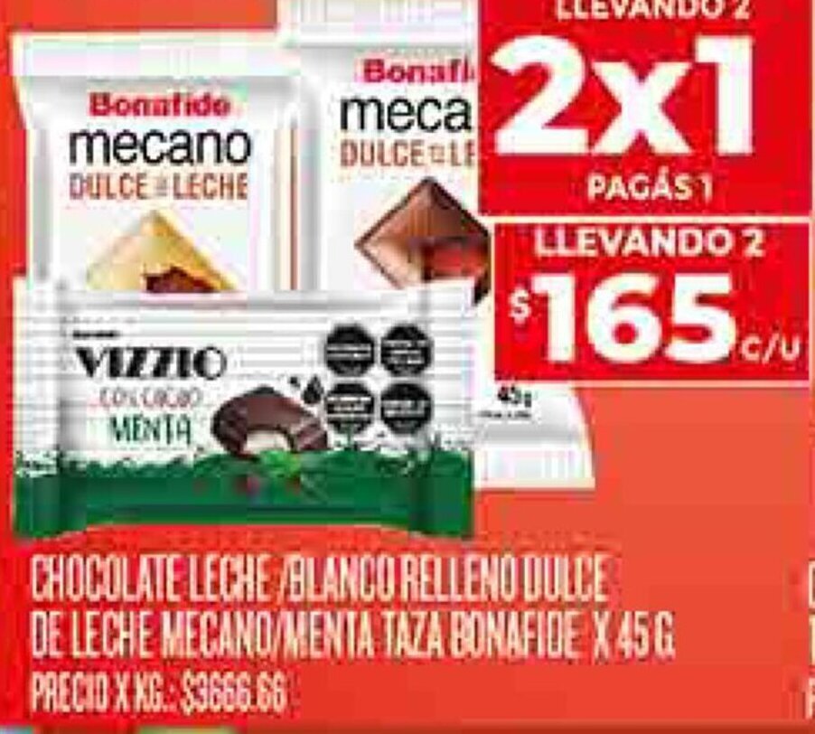 CHOCOLATE LECHE/BLANCO RELLENO DULCE DE LECHE MECANO/MENTA TAZA