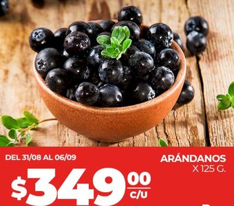 Supermercados DIA ARÁNDANOS X 125G oferta