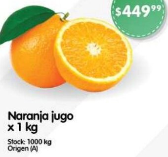 Supermercados Buenos Días Naranja jugo x 1 kg oferta