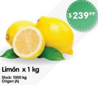 Supermercados Buenos Días Limón x 1 kg oferta