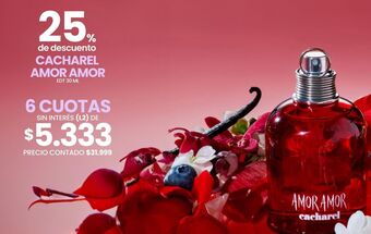 Changomas Cacharel amor amor edt 30ml oferta
