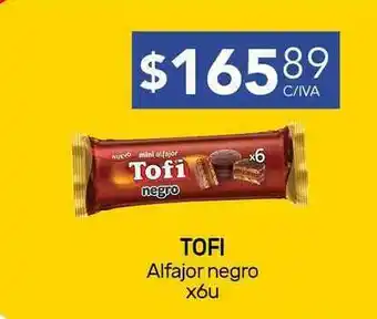 Nini Mayorista Tofi Alfajor Negro x 6u oferta