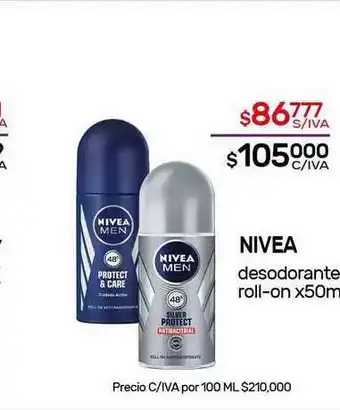 Nini Mayorista Nivea Desodorante Roll-on x 50m oferta
