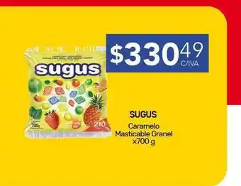 Nini Mayorista Sugus Caramelo Masticable Granel x 700g oferta