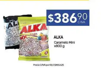 Nini Mayorista Alka Caramelo Mini x 800g oferta
