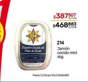 Nini Mayorista 214 Jamón Cocido Mini oferta