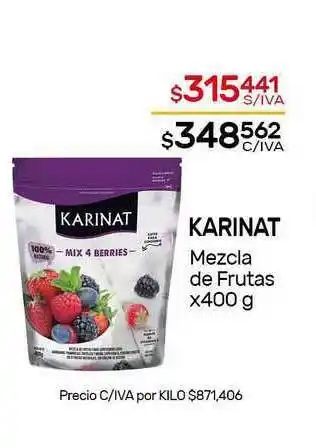 Nini Mayorista Karinat Mezcla De Frutas x 400g oferta
