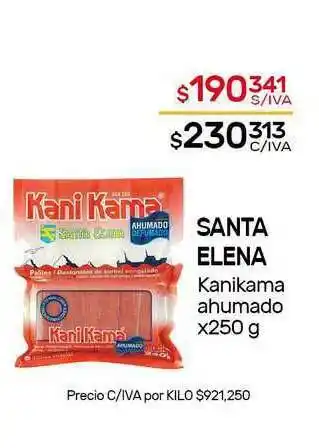 Nini Mayorista Santa Elana Kanikama Ahumado oferta
