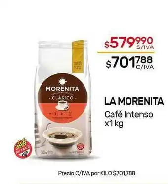 Nini Mayorista La Morenita Café Intenso x 1kg oferta