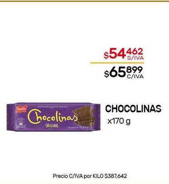 Nini Mayorista Chocolinas x 170g oferta