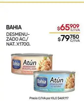 Nini Mayorista Bahia Desmenuzado Ac. Nat. x 170g oferta