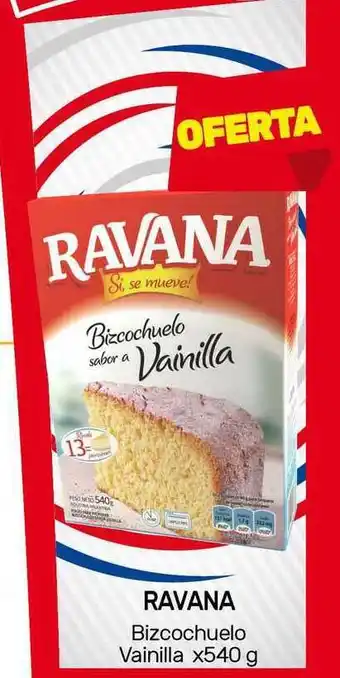 Nini Mayorista Ravana Bizcochuelo Vainilla x 540g oferta