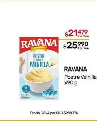 Nini Mayorista Ravana Postre Vainilla x 90g oferta
