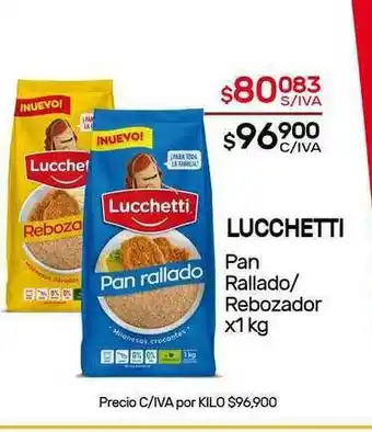 Nini Mayorista Lucchetti Pan Rallado Rebozador x 1kg oferta