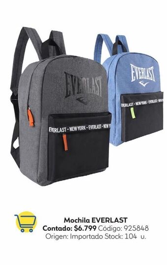 Coppel Mochila everlast oferta