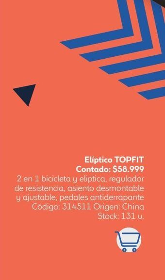 Coppel Elíptico topfit oferta