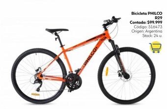 Coppel Bicicleta philco r29 oferta