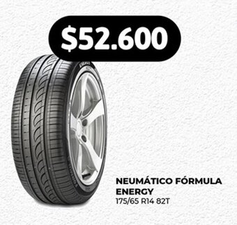 Supermercados Tadicor NEUMÁTICO FÓRMULA ENERGY 175/65 R14 82T oferta