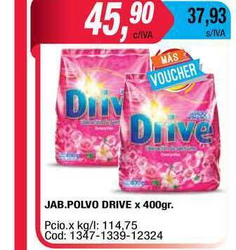Maxiconsumo Jab. Polvo Drive x 400gr oferta
