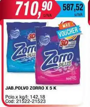 Maxiconsumo Jab. Polvo Zorro x 5k oferta