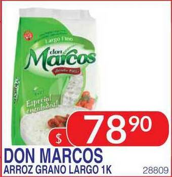 Masivos Don Marcos Arroz Grano Largo 1k oferta