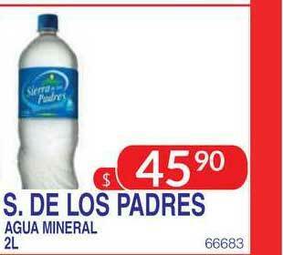 Masivos S. De Los Padres Agua Mineral 2l oferta