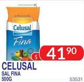 Masivos Celusal Sal Fina 500g oferta