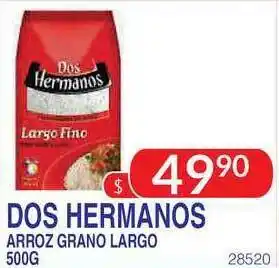 Masivos Dos Hermanos Arroz Grano Largo 500g oferta