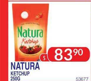 Masivos Natura Ketchup 250g oferta