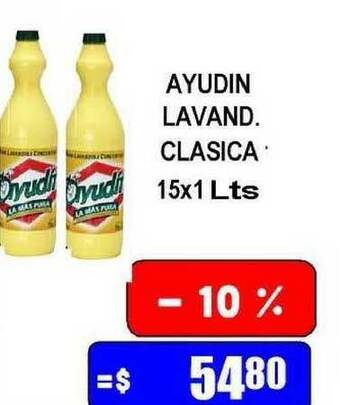 Dulcenter Ayudin Lavand. Clasica 15x1lts oferta