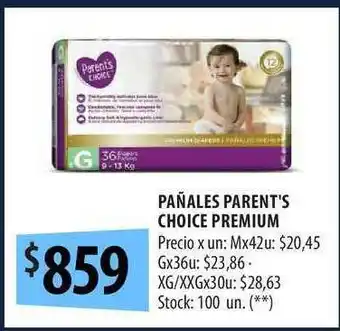 Punto Mayorista Pañales Parent's Choice Premium oferta