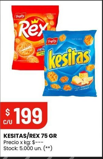 Changomas Kesitas/rex 75 gr oferta