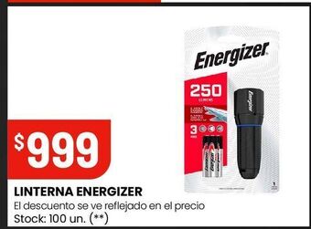 Changomas Linterna energizer oferta